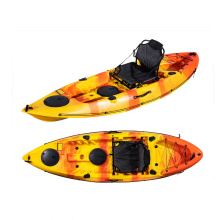 Imported PE material roto molded plastic single sit on top kayak for 1 person with frame chair